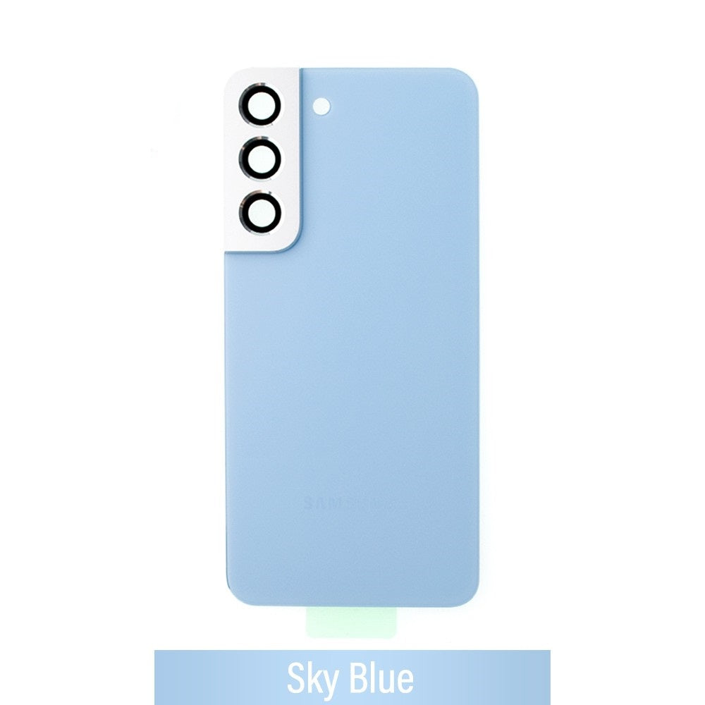 Red Rear Cover Glass For Samsung Galaxy S22 S901B-Sky Blue Red Rear Cover Glass For Samsung Galaxy S22 S901B-Sky Blue